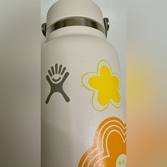 NWT -Limited Edition Hydro Flask Floral Groovy 32oz Widemouth - Picture 5 of 6
